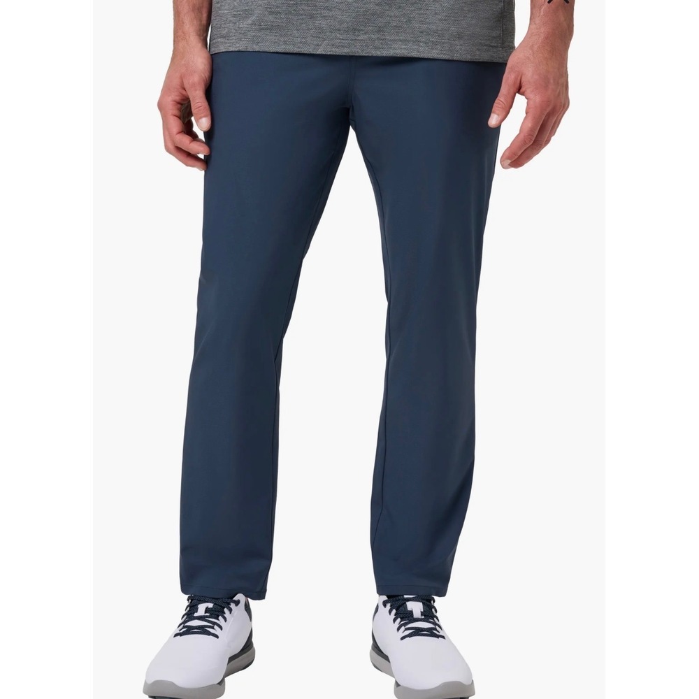 TravisMathew Mens Navy Blue Indigo Performance Golf Pants Size 40 Chino Sports